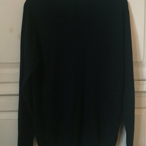 J. Ferrar men's long sleeve blue v-neck cotton modal blend sweater size Medium - Picture 5 of 6